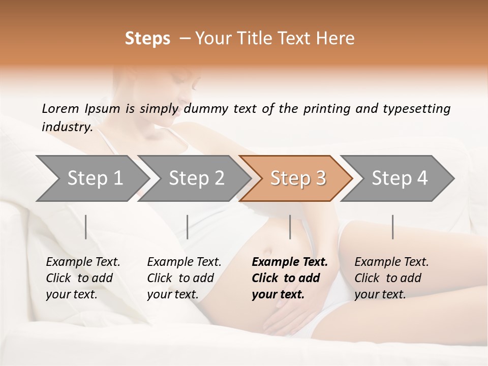 Beauty Body Couch PowerPoint Template