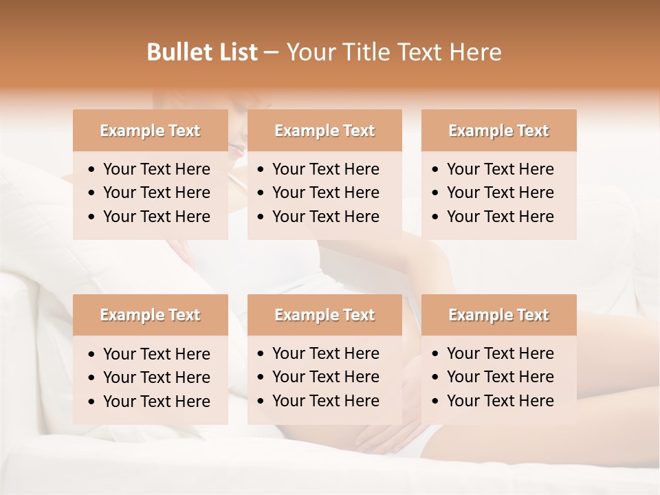 Beauty Body Couch PowerPoint Template