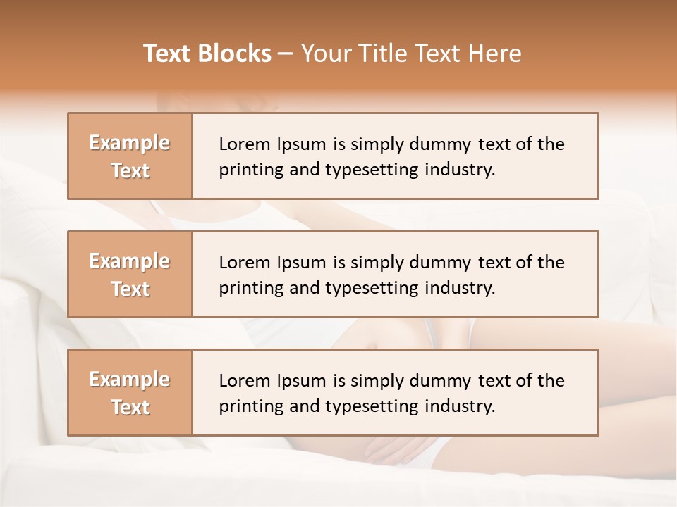 Beauty Body Couch PowerPoint Template