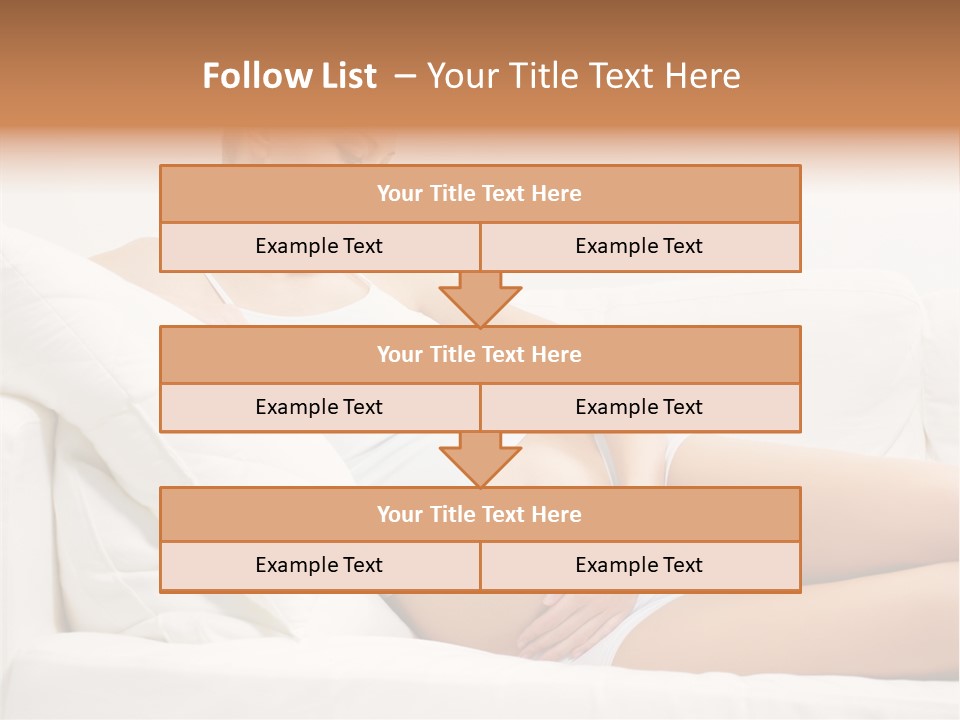 Beauty Body Couch PowerPoint Template