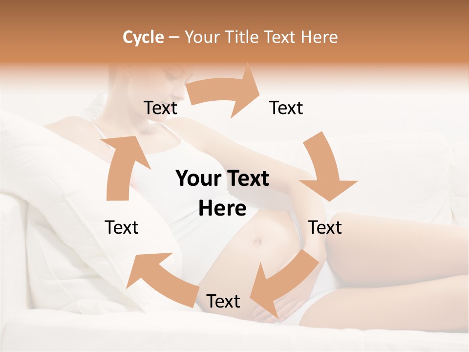 Beauty Body Couch PowerPoint Template