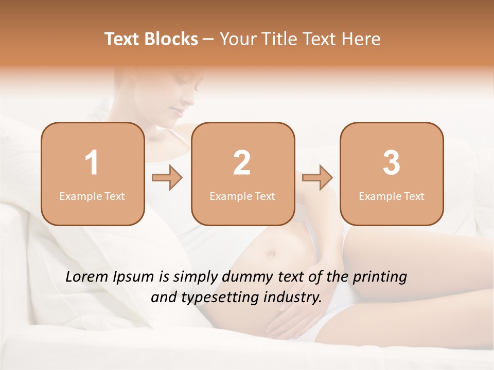 Beauty Body Couch PowerPoint Template