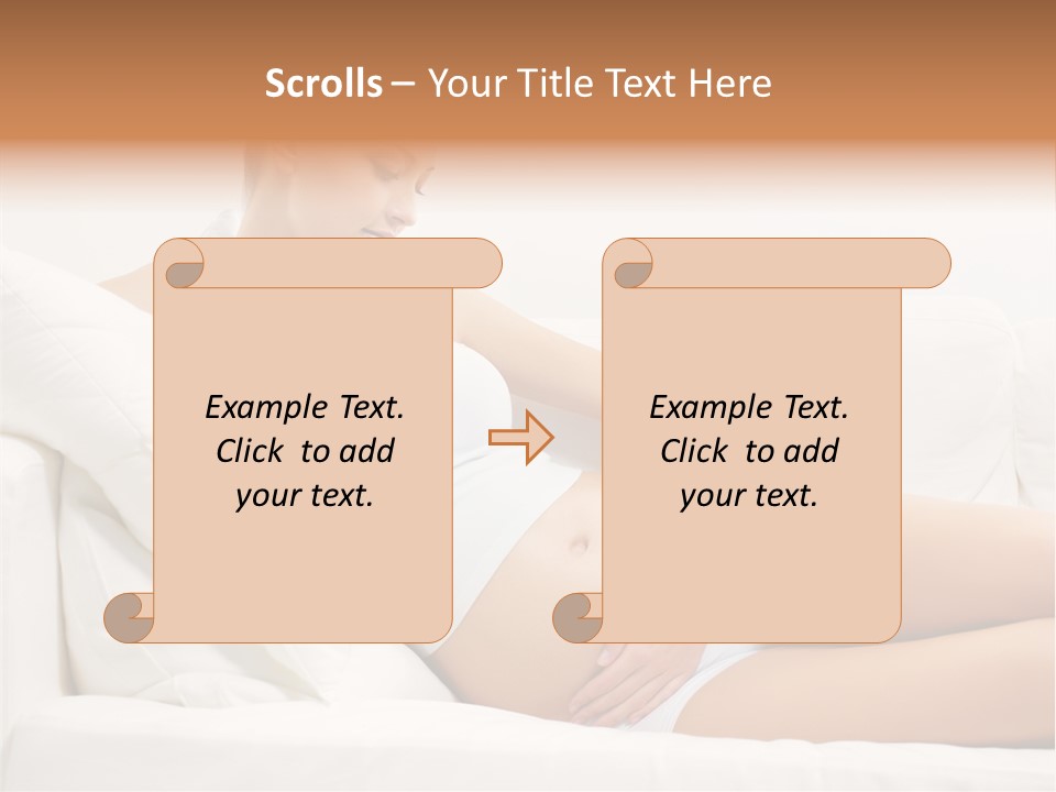 Beauty Body Couch PowerPoint Template
