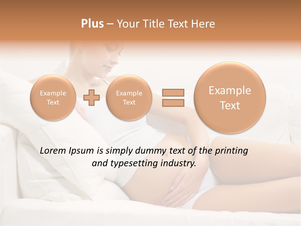 Beauty Body Couch PowerPoint Template