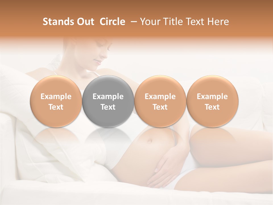 Beauty Body Couch PowerPoint Template