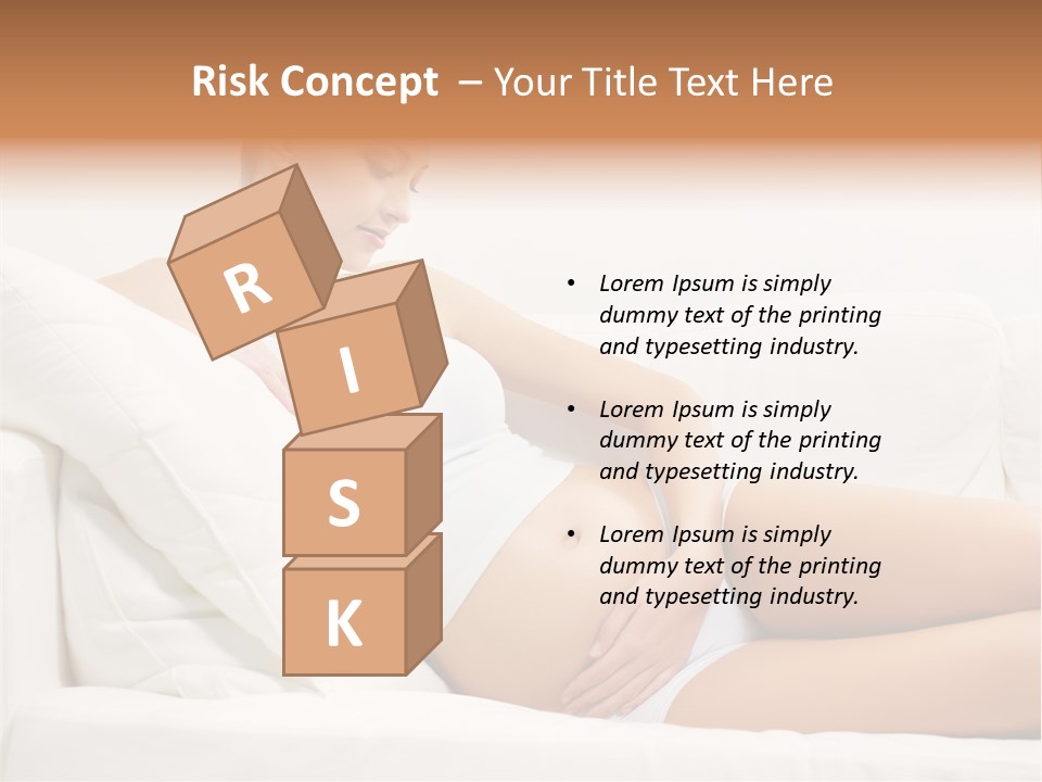 Beauty Body Couch PowerPoint Template