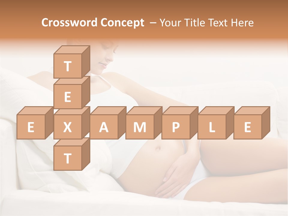 Beauty Body Couch PowerPoint Template