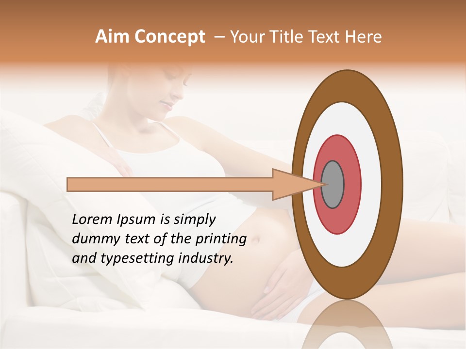 Beauty Body Couch PowerPoint Template