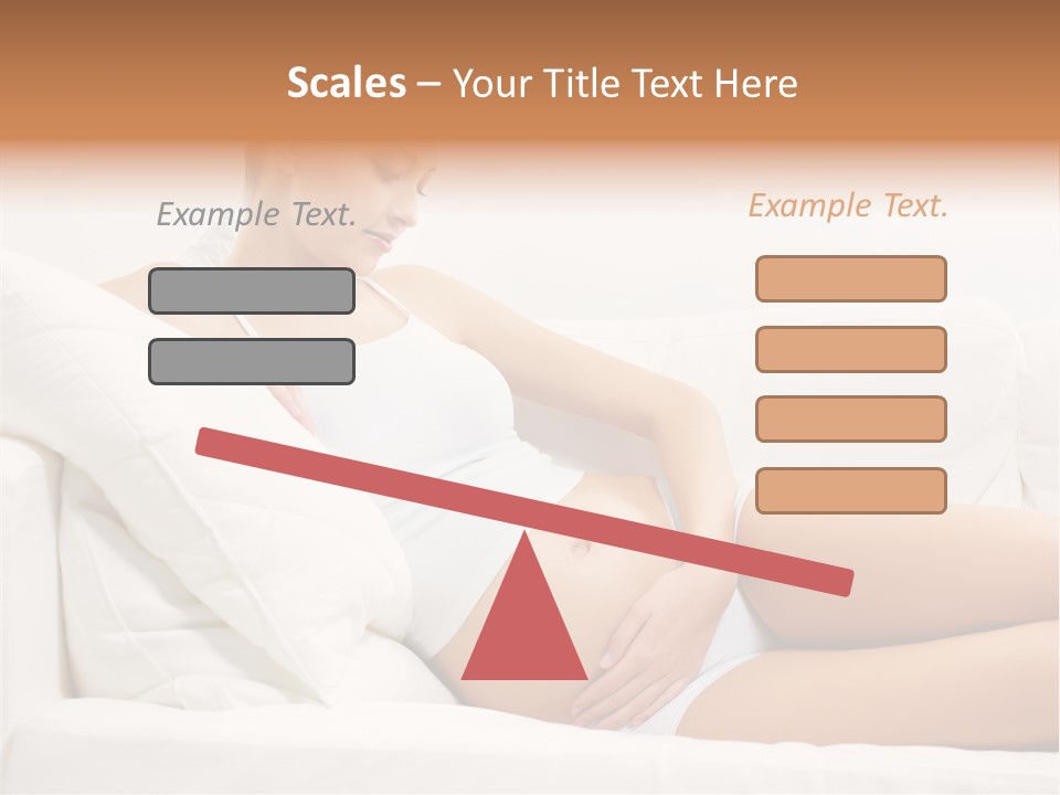 Beauty Body Couch PowerPoint Template