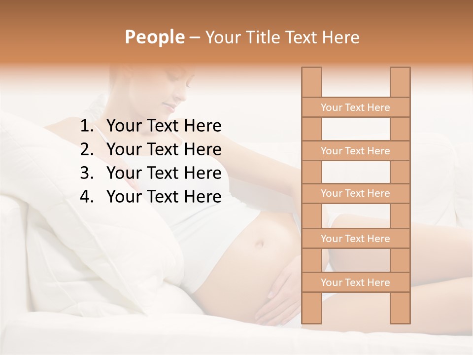 Beauty Body Couch PowerPoint Template