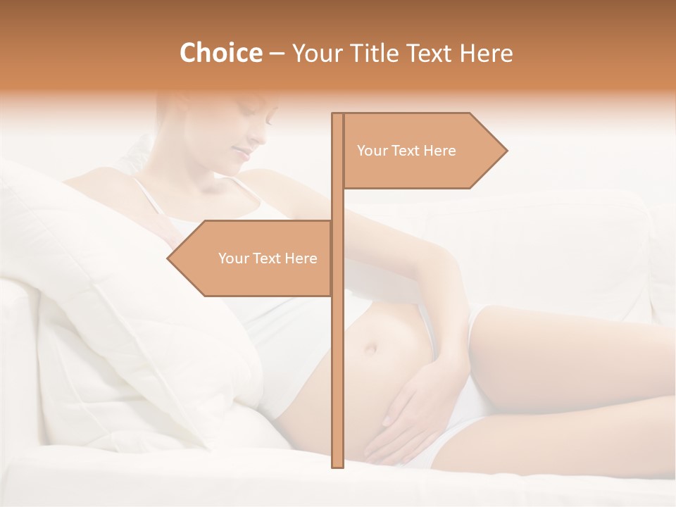 Beauty Body Couch PowerPoint Template