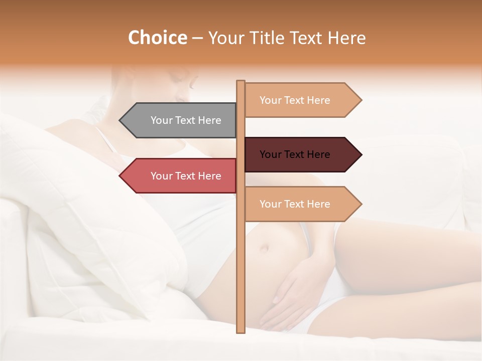Beauty Body Couch PowerPoint Template