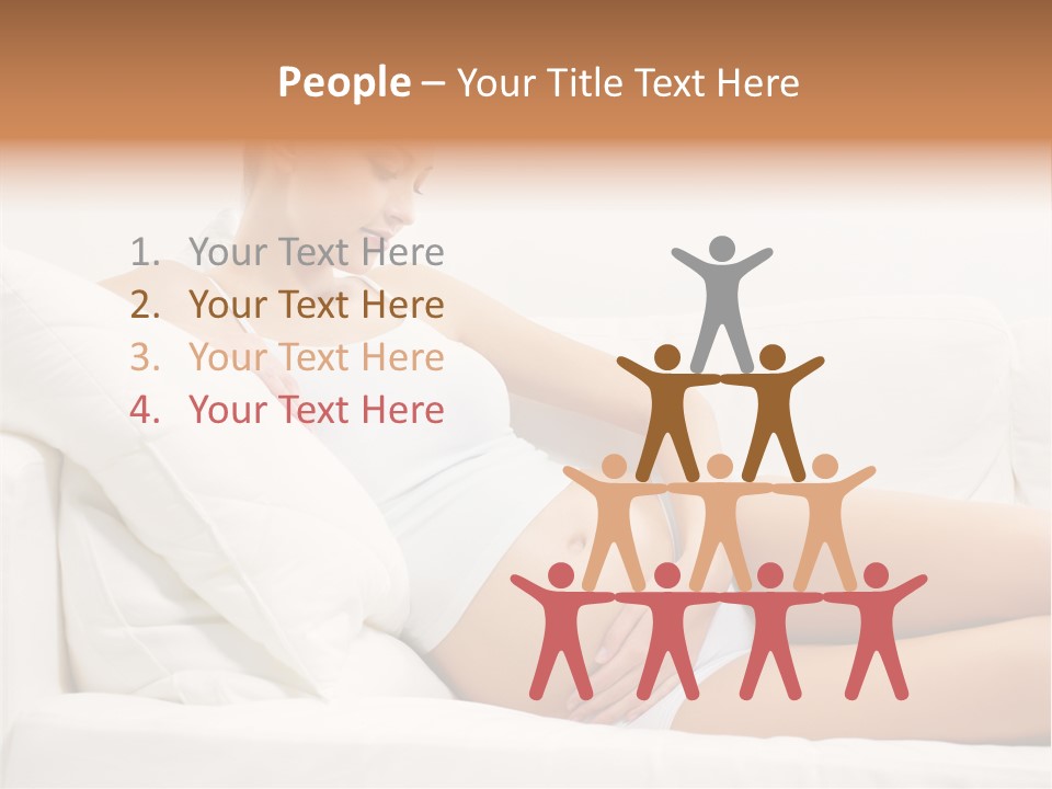 Beauty Body Couch PowerPoint Template