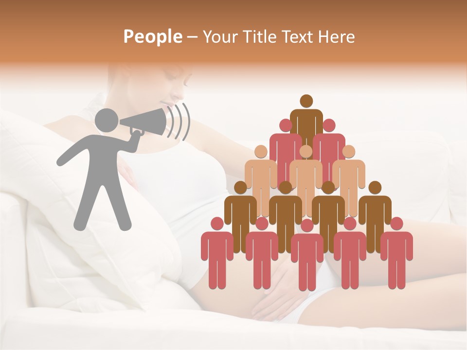 Beauty Body Couch PowerPoint Template