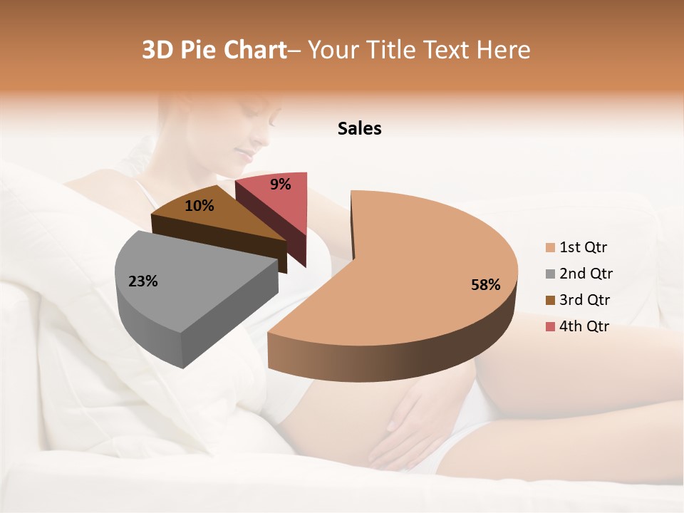 Beauty Body Couch PowerPoint Template