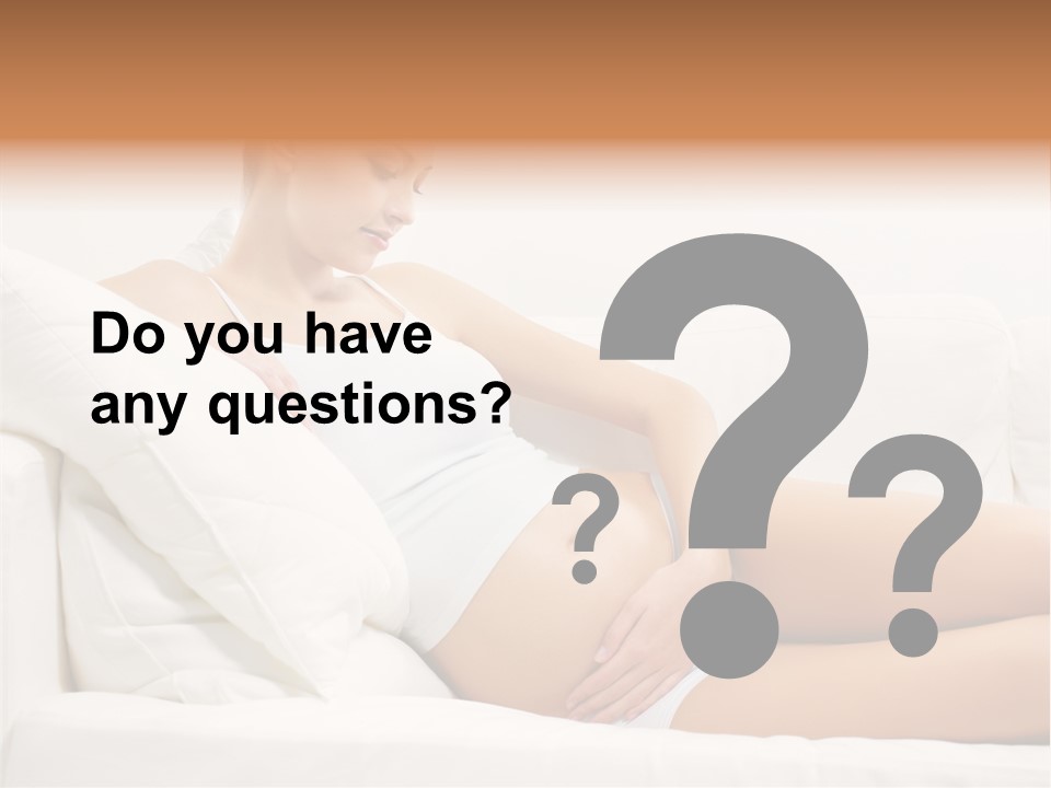 Beauty Body Couch PowerPoint Template