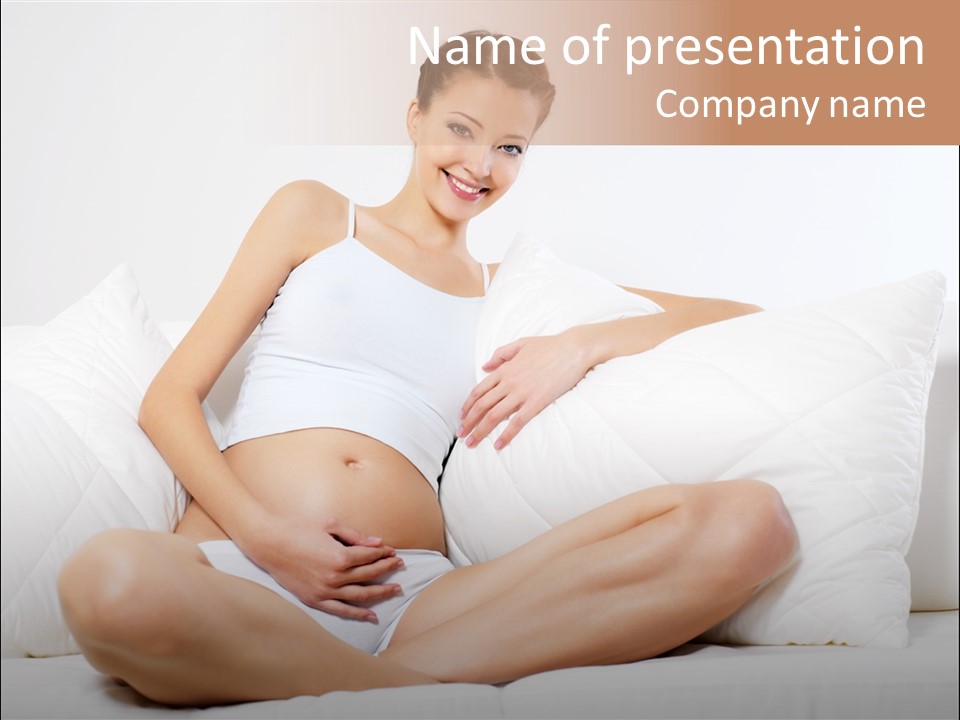 Expectant Fun Beauty PowerPoint Template