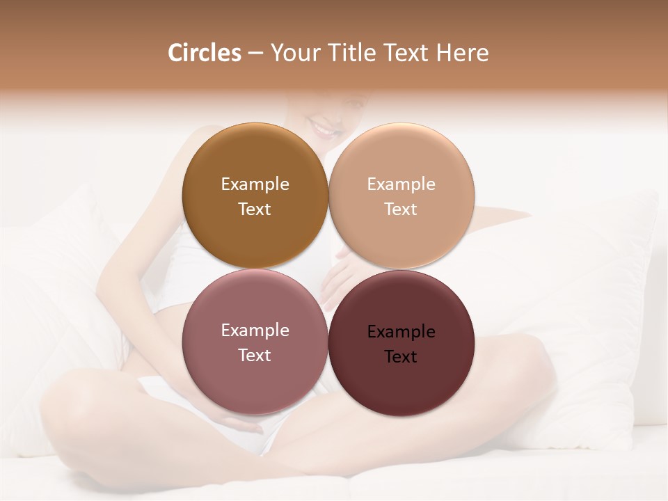 Expectant Fun Beauty PowerPoint Template