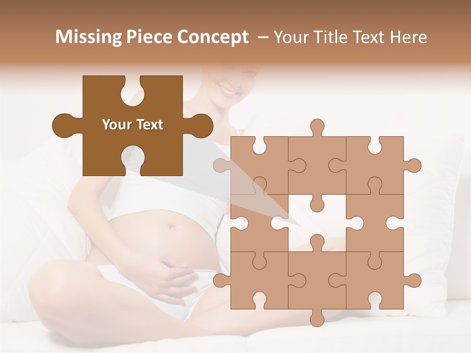 Expectant Fun Beauty PowerPoint Template