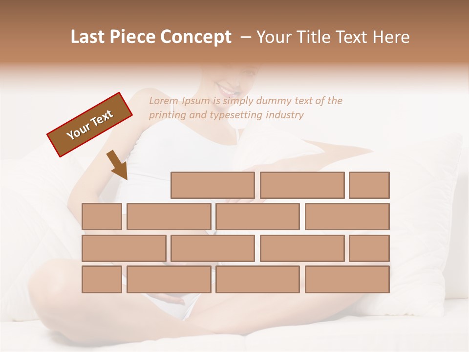 Expectant Fun Beauty PowerPoint Template
