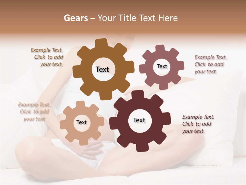 Expectant Fun Beauty PowerPoint Template