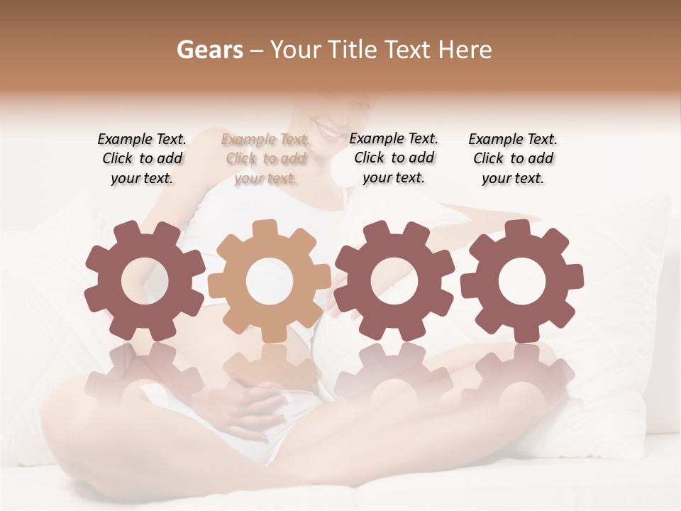 Expectant Fun Beauty PowerPoint Template