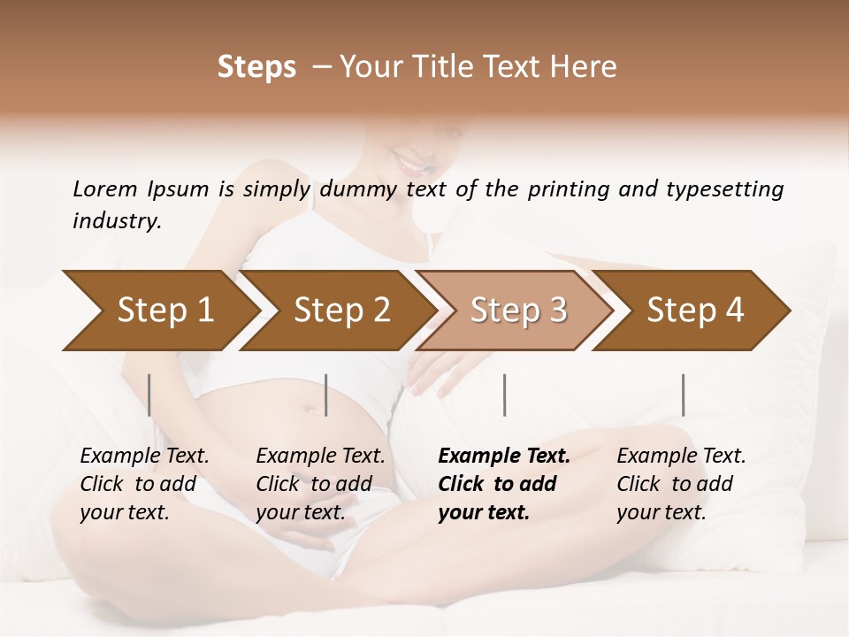 Expectant Fun Beauty PowerPoint Template