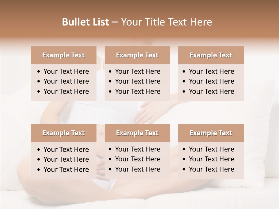 Expectant Fun Beauty PowerPoint Template