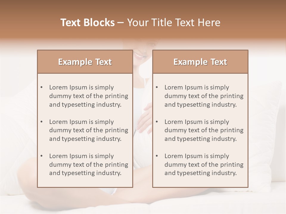 Expectant Fun Beauty PowerPoint Template