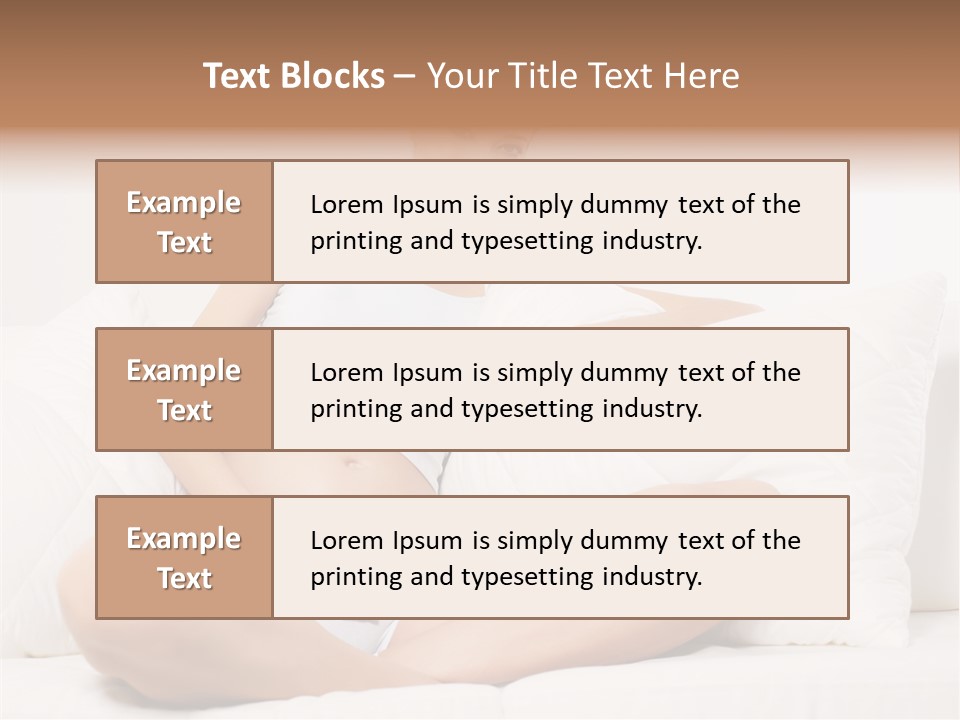 Expectant Fun Beauty PowerPoint Template