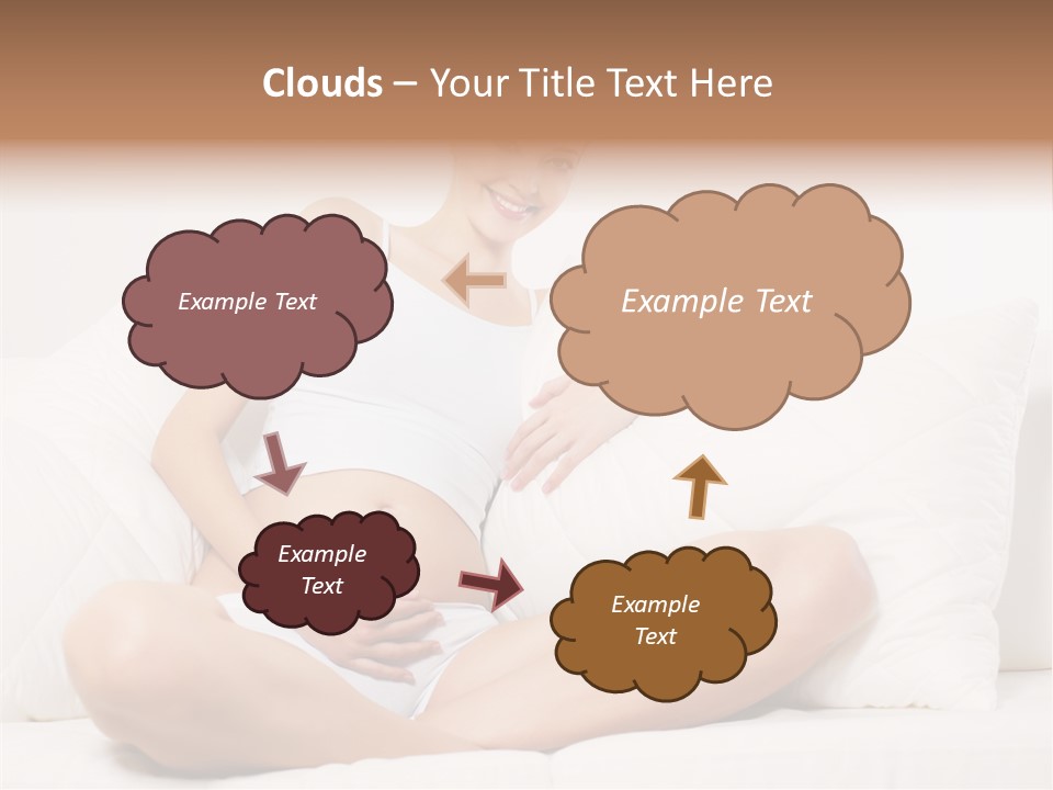 Expectant Fun Beauty PowerPoint Template