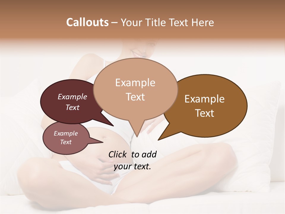 Expectant Fun Beauty PowerPoint Template