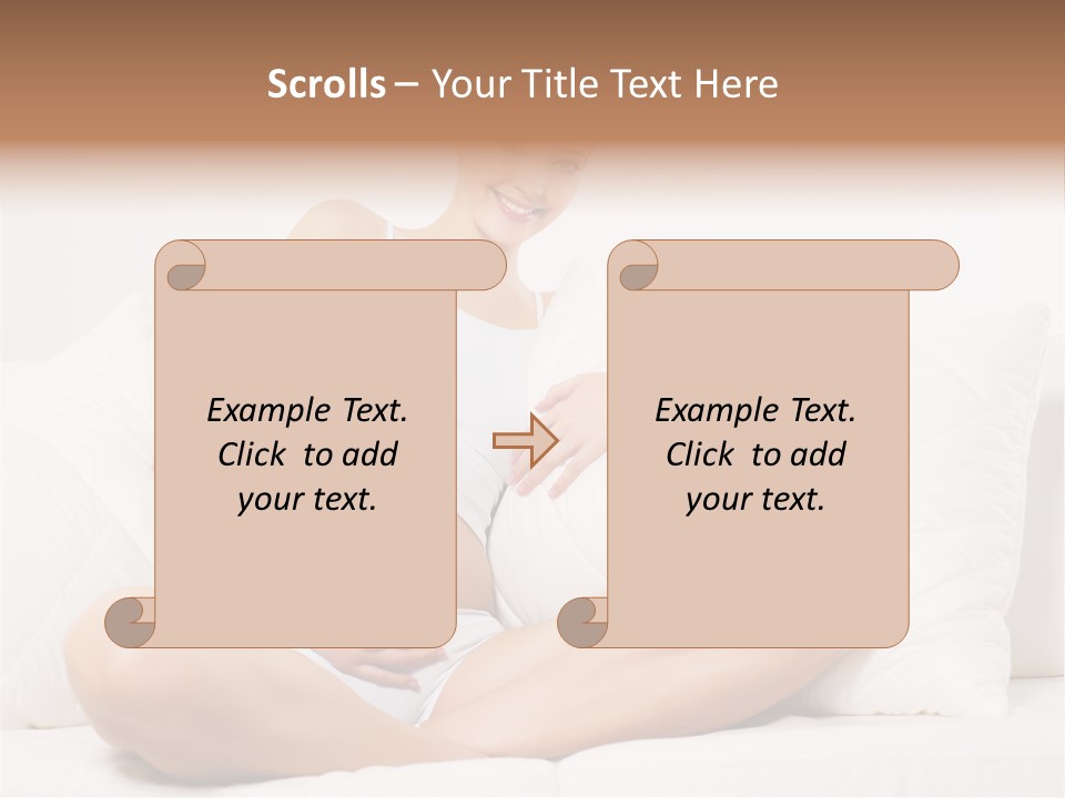 Expectant Fun Beauty PowerPoint Template