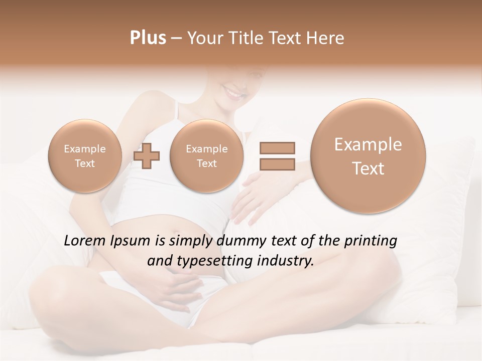 Expectant Fun Beauty PowerPoint Template