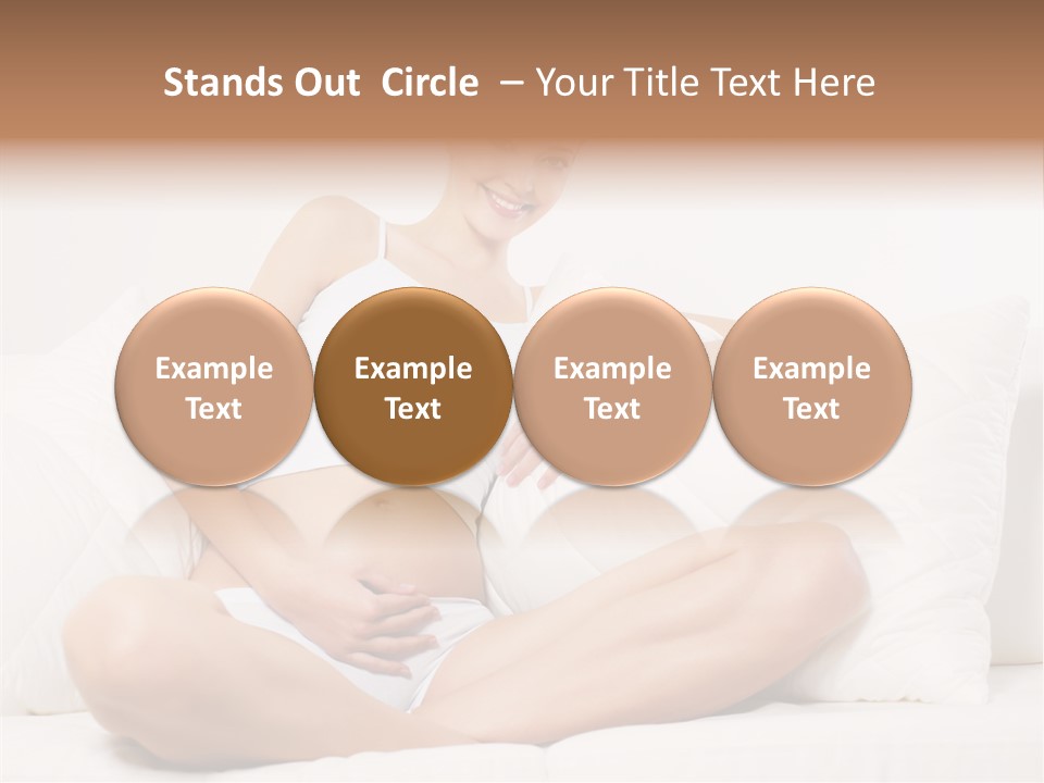 Expectant Fun Beauty PowerPoint Template