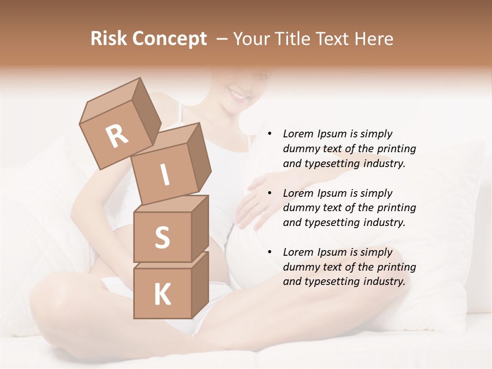 Expectant Fun Beauty PowerPoint Template