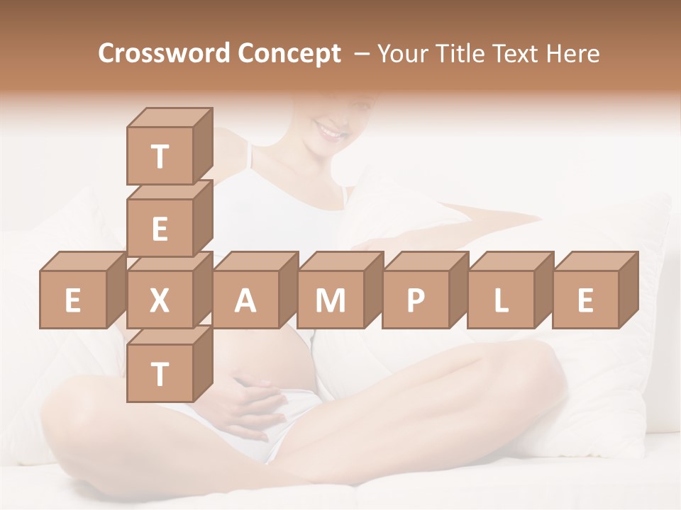 Expectant Fun Beauty PowerPoint Template