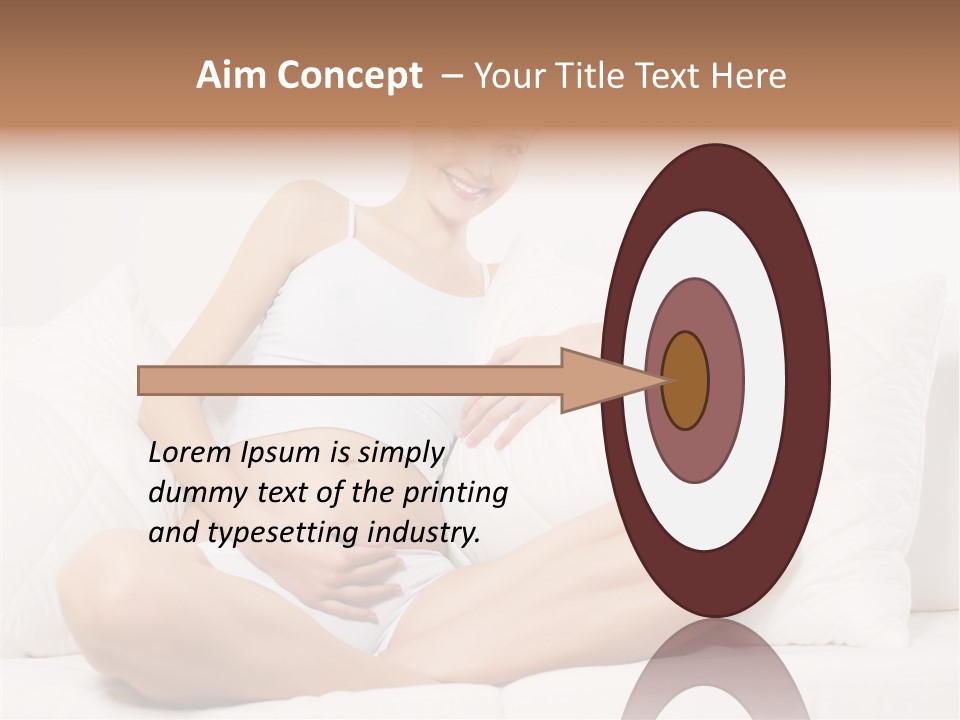 Expectant Fun Beauty PowerPoint Template