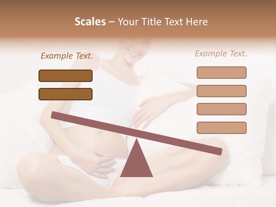 Expectant Fun Beauty PowerPoint Template