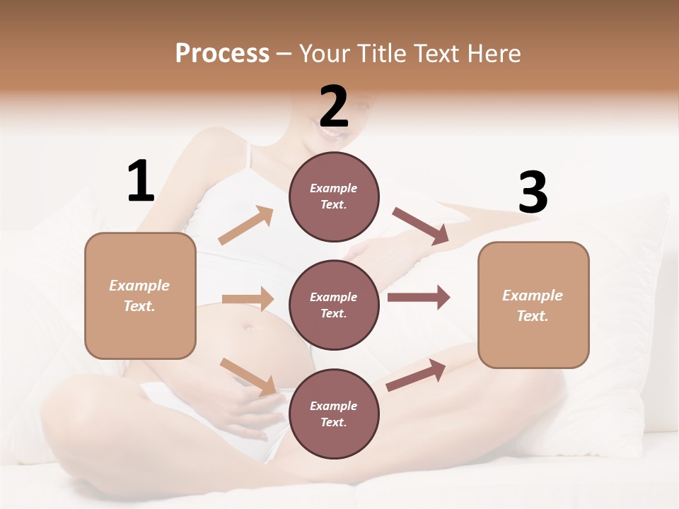 Expectant Fun Beauty PowerPoint Template