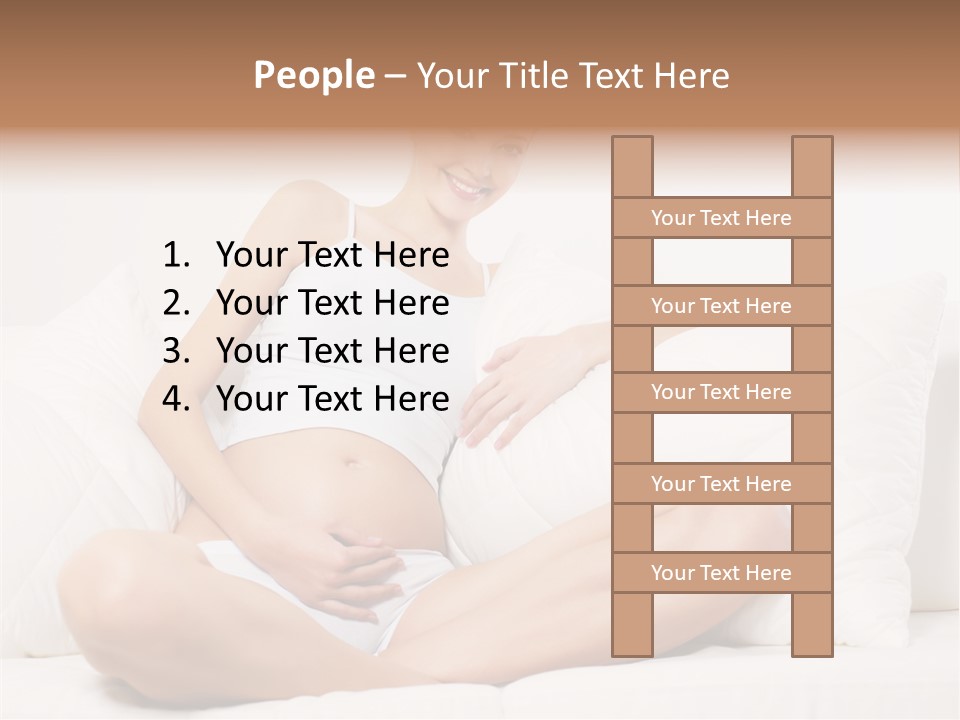 Expectant Fun Beauty PowerPoint Template