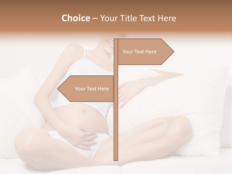 Expectant Fun Beauty PowerPoint Template