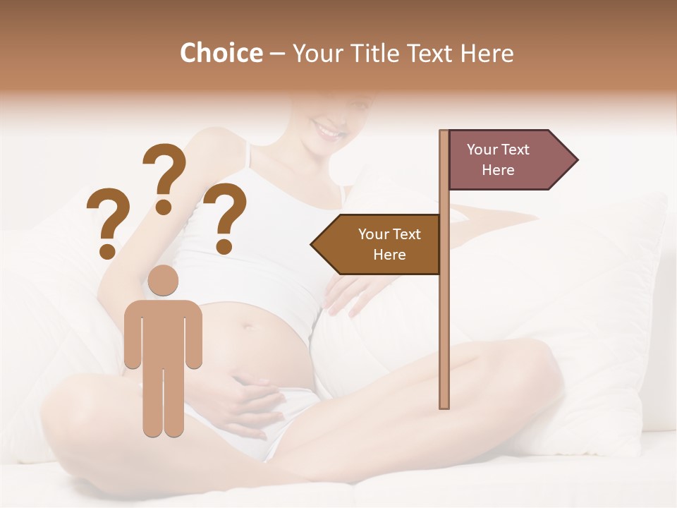 Expectant Fun Beauty PowerPoint Template