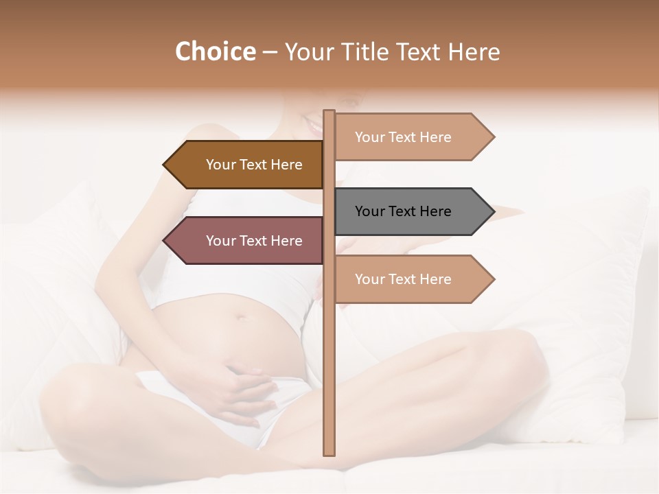 Expectant Fun Beauty PowerPoint Template