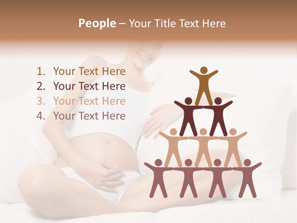 Expectant Fun Beauty PowerPoint Template