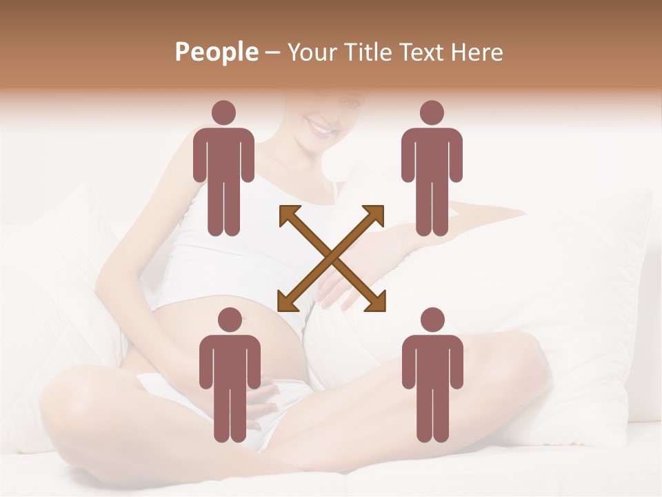 Expectant Fun Beauty PowerPoint Template