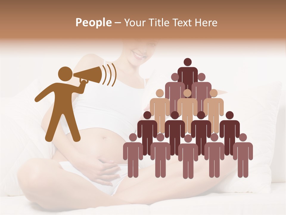 Expectant Fun Beauty PowerPoint Template