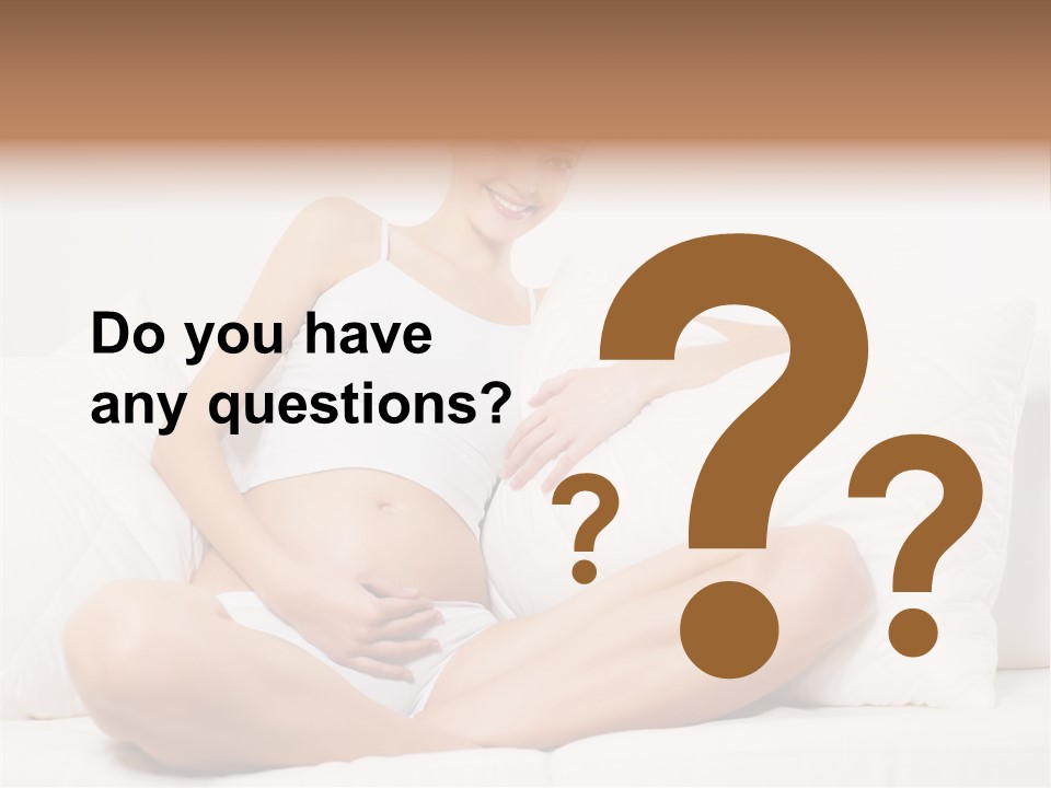 Expectant Fun Beauty PowerPoint Template