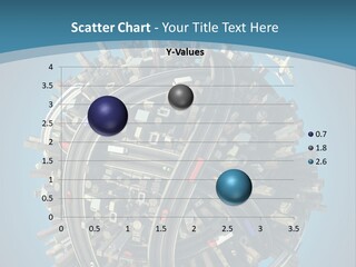 Cartoon Chaotic City PowerPoint Template