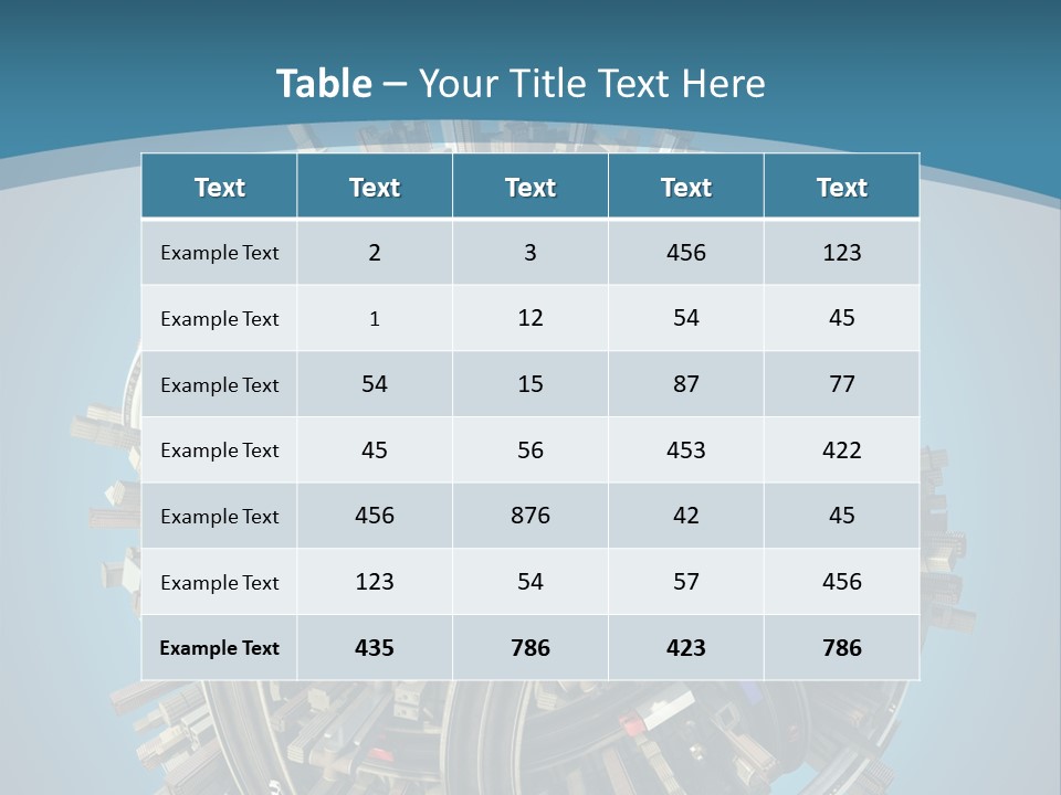 Cartoon Chaotic City PowerPoint Template